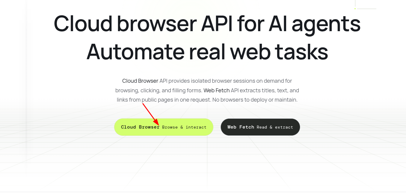 图1 进入 Cloud Browser